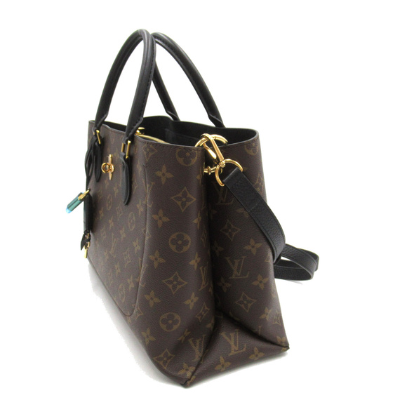 Louis Vuitton Flower Tote Shoulder Bag Brown - Picture 3 of 10